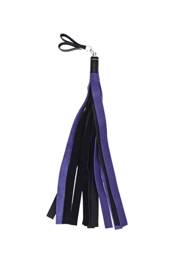 Bull Hide Floggers: 1" Falls With Finger Loops (choice of 3 colors) - Image 12