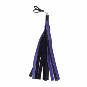 Bull Hide Floggers: 1″ Falls With Finger Loops (choice of 3 colors)