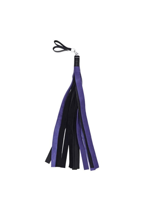 Bull Hide Floggers: 1" Falls With Finger Loops (choice of 3 colors)