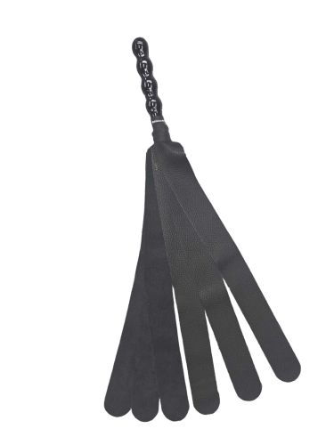 Six-Tail Ultimate BDSM Whip; Leather Backstrap