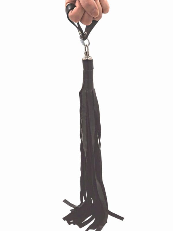 Metallic Leather Floggers, w/Fingerloops (Available in multiple dazzling colors) - Image 14