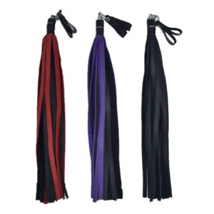 Bull Hide Floggers With Finger Loops