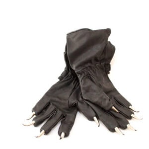 Wolfman Claw Gloves, Fit Guaranteed, Leather and Stainless Steel Claws