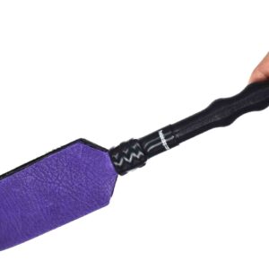 Short Bull Hide Crop Paddle-Multiple Colors