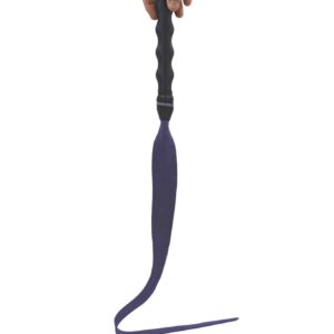Bull Hide Leather Devil’s Tongue Whip- Choice of 3 colors