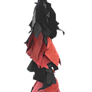 BOA Heavy Leather Flogger with finger loops- choice of multiple colors