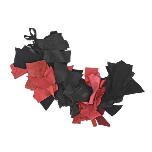 BOA Heavy Leather Flogger with finger loops- choice of multiple colors