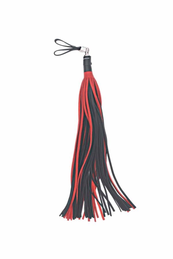 Bull Hide Leather Floggers: 1/4" Inch Falls With Finger Loops (choice of 3 colors) - Image 13