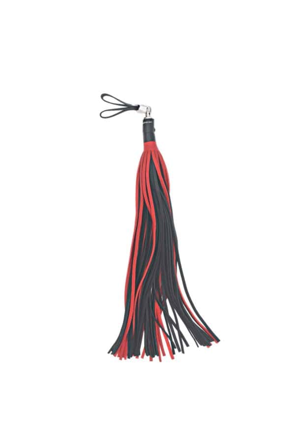 Bull Hide Leather Floggers: 1/4" Inch Falls With Finger Loops (choice of 3 colors)