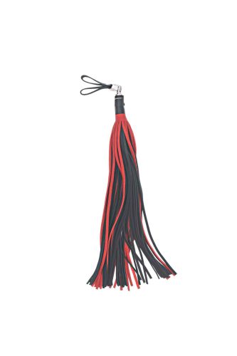 Bull Hide Leather Floggers: 1/4″ Inch Falls With Finger Loops (choice of 3 colors)