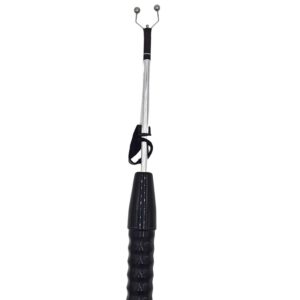 Silver Ball Devil's Horns, Violet Wand Attachment with Strap