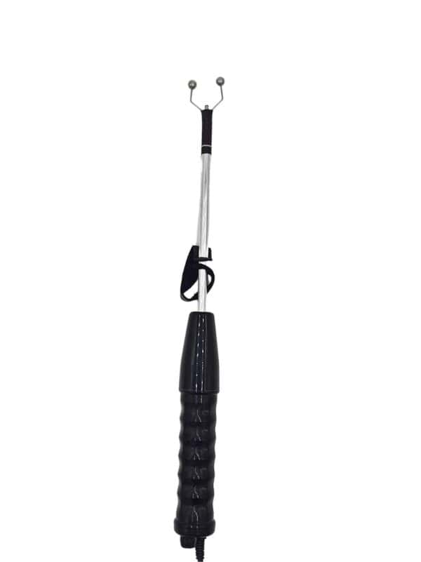 Silver Ball Devil's Horns, Violet Wand Attachment with Strap