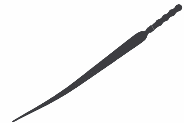 Bull Hide Leather Devil's Tongue Whip- Choice of 3 colors - Image 7