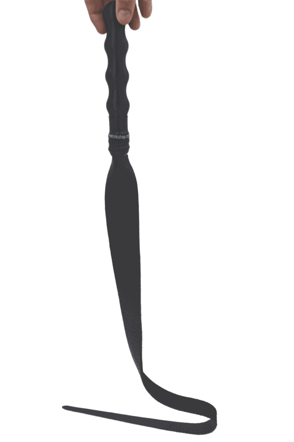 Bull Hide Leather Devil's Tongue Whip- Choice of 3 colors - Image 6