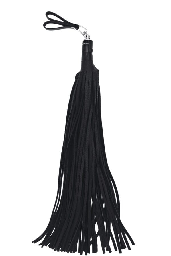 Bull Hide Leather Floggers: 1/4" Inch Falls With Finger Loops (choice of 3 colors) - Image 10