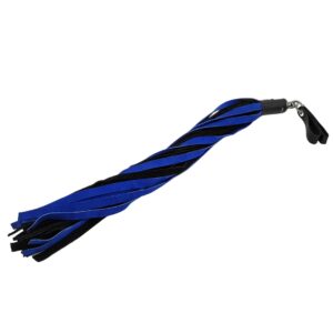Suede Leather Floggers, w/Fingerloops (Available in 6 silky colors)