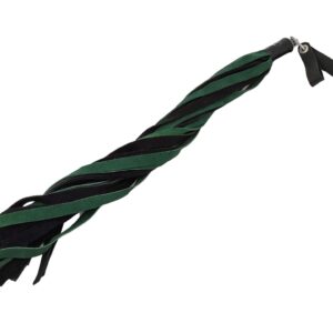 Suede Leather Floggers, w/Fingerloops (Available in 6 silky colors)