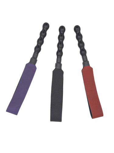 Long Crop Paddle; Bull Hide Leather – (Available in 3 colors)