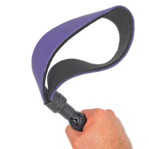 Long Crop Paddle; Bull Hide Leather – (Available in 3 colors)