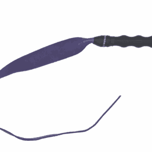 Bull Hide Leather Devil’s Tongue Whip- Choice of 3 colors