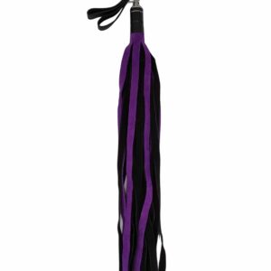 Suede Leather Floggers, w/Fingerloops (Available in 6 silky colors)