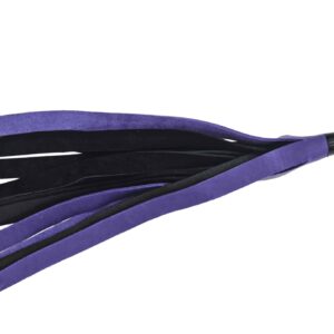 Bull Hide Floggers: 1″ Falls With Finger Loops (choice of 3 colors)