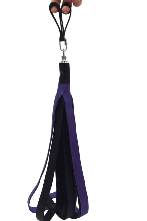 Bull Hide Floggers: 1" Falls With Finger Loops (choice of 3 colors) - Image 10