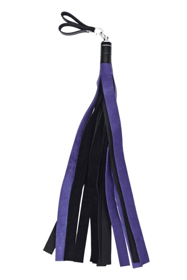 Bull Hide Floggers: 1" Falls With Finger Loops (choice of 3 colors) - Image 11