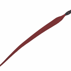 Bull Hide Leather Devil’s Tongue Whip- Choice of 3 colors