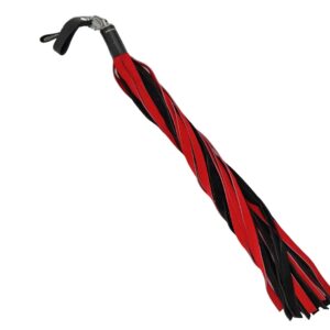 Suede Leather Floggers, w/Fingerloops (Available in 6 silky colors)