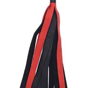 Bull Hide Floggers: 1″ Falls With Finger Loops (choice of 3 colors)