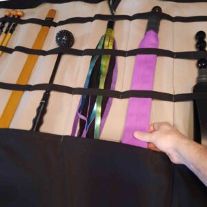 Roll Up Canvas Toy Case Bag