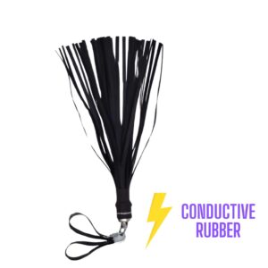 Conductive Rubber Flogger, For Use w/ Violet Wand